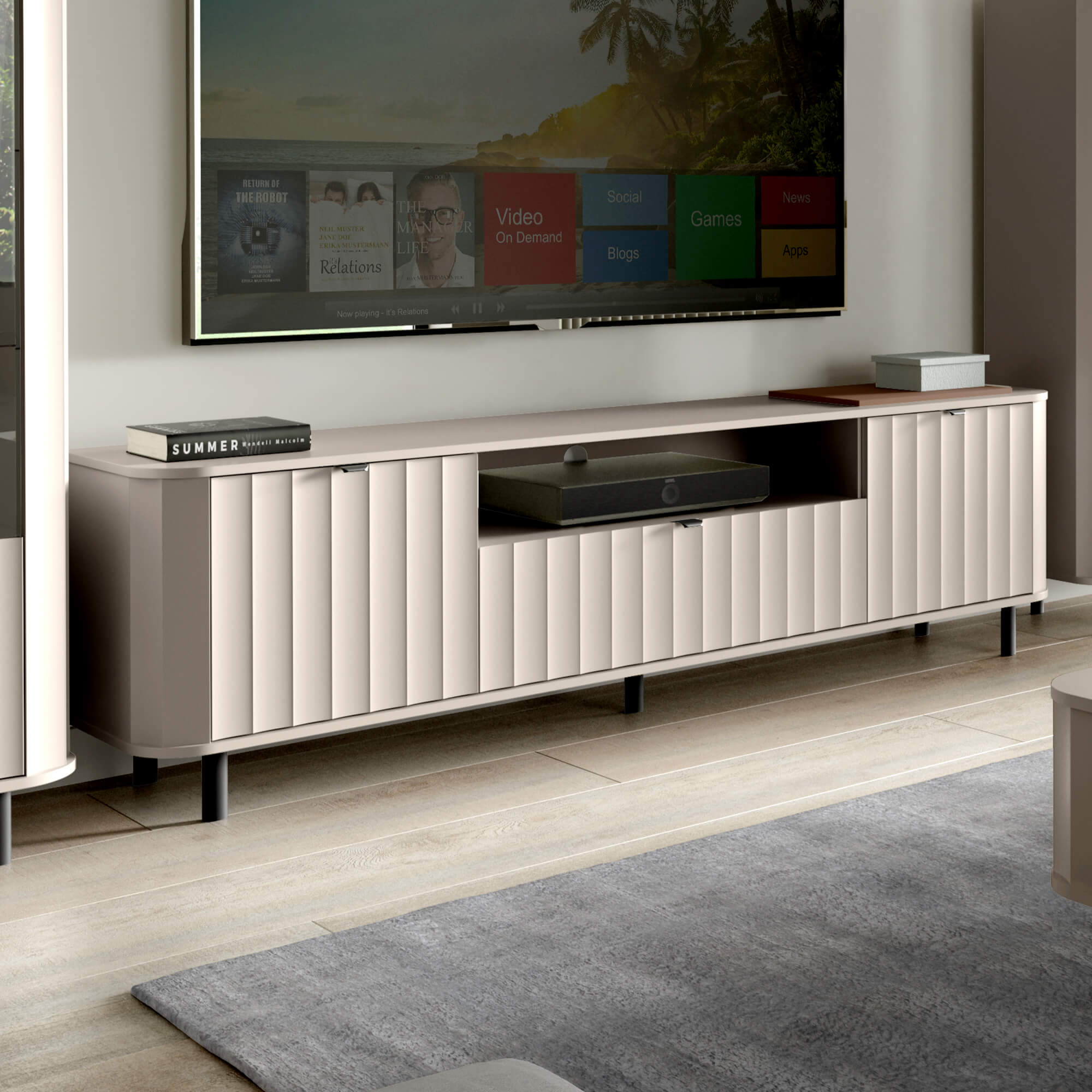 Szafka RTV NOVADO-5 wnętrze