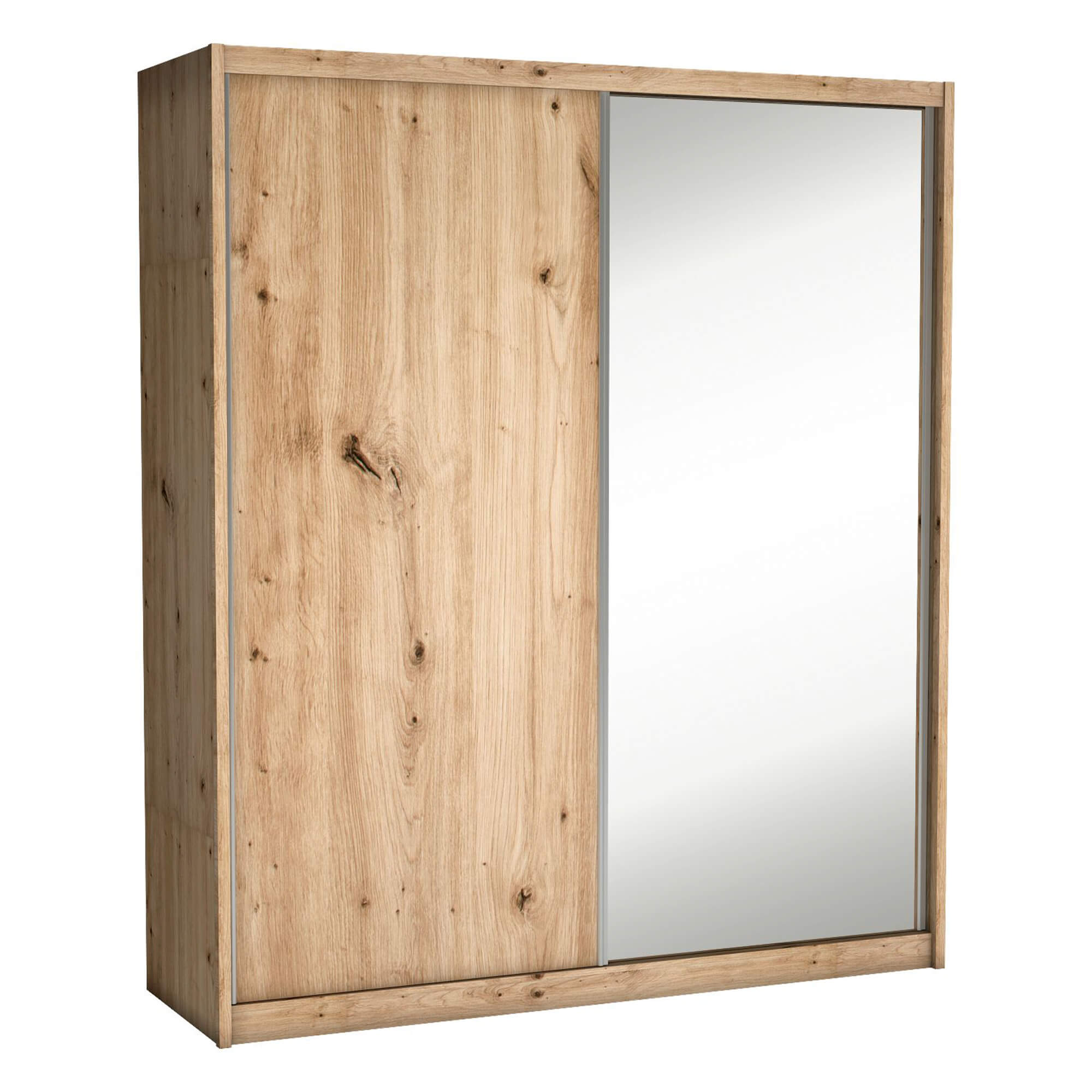 Wnętrze szafy MACIEJ - półki i drążek