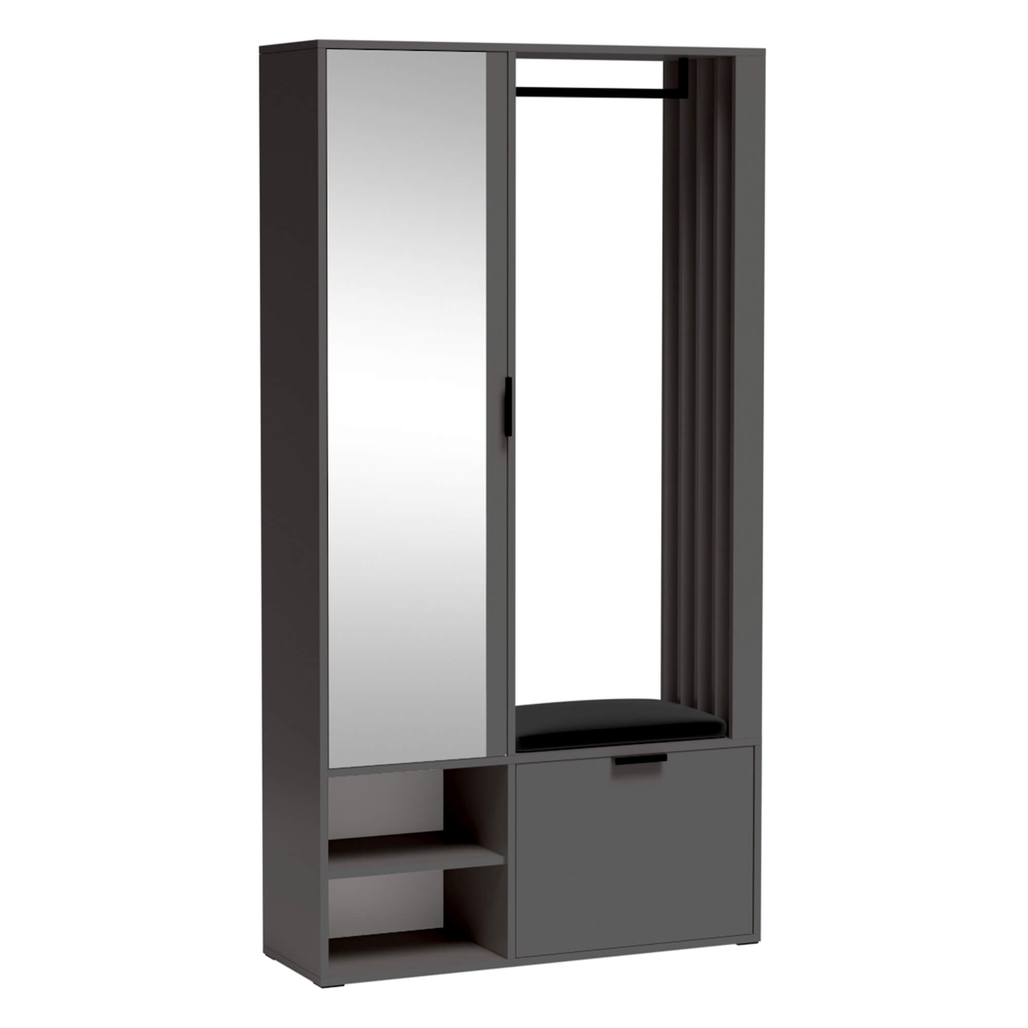 Garderoba MILO UNI wnętrze szafy