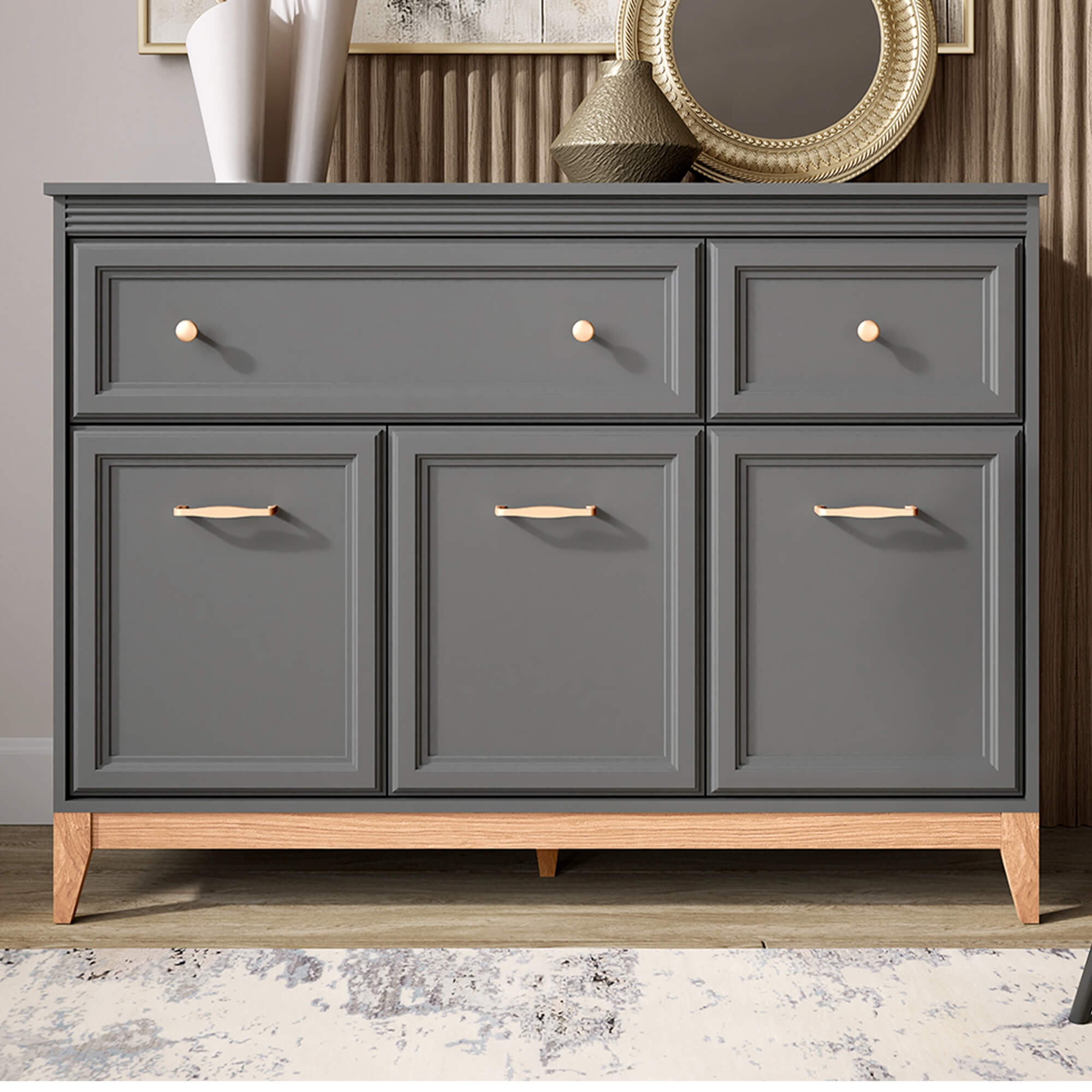 Komoda TERRA TA-1 oświetlenie LED pod blatem