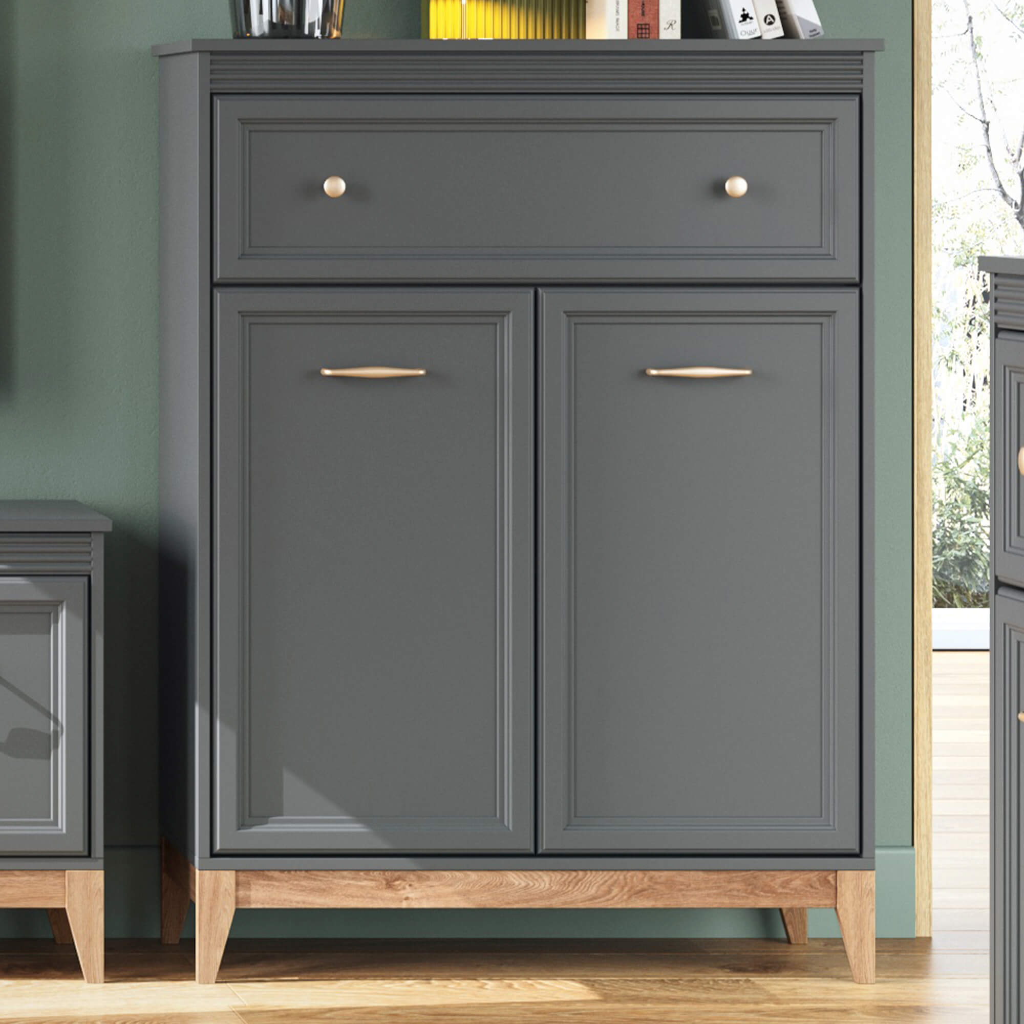 Komoda TERRA TA-4 detale i oświetlenie LED