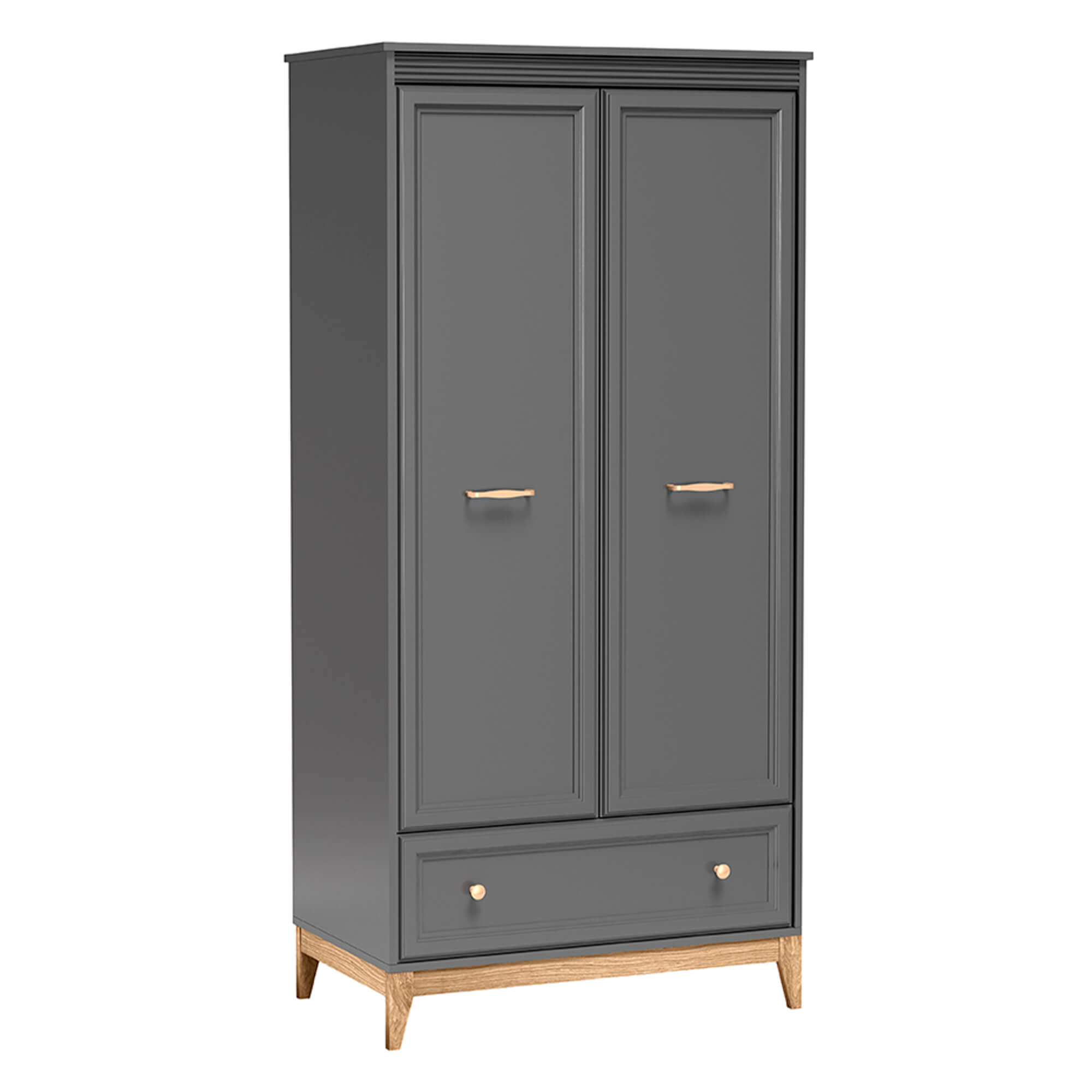 Wnętrze szafy TERRA TA-10 drążek i półki