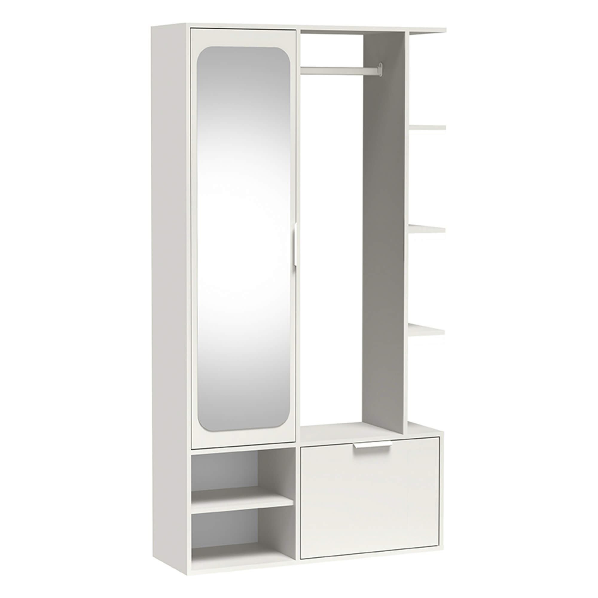 Garderoba NALA detale i wnętrze szafki