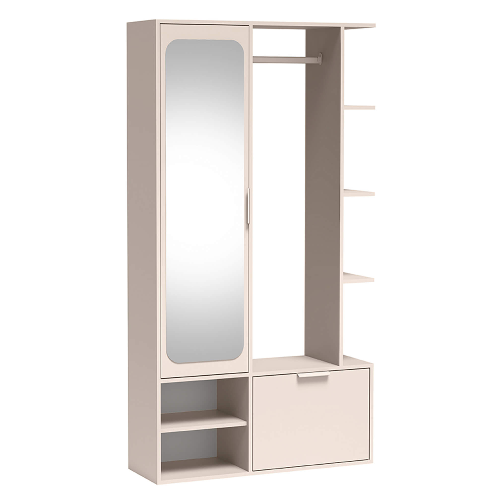 Garderoba NALA Cashmere detale i półki