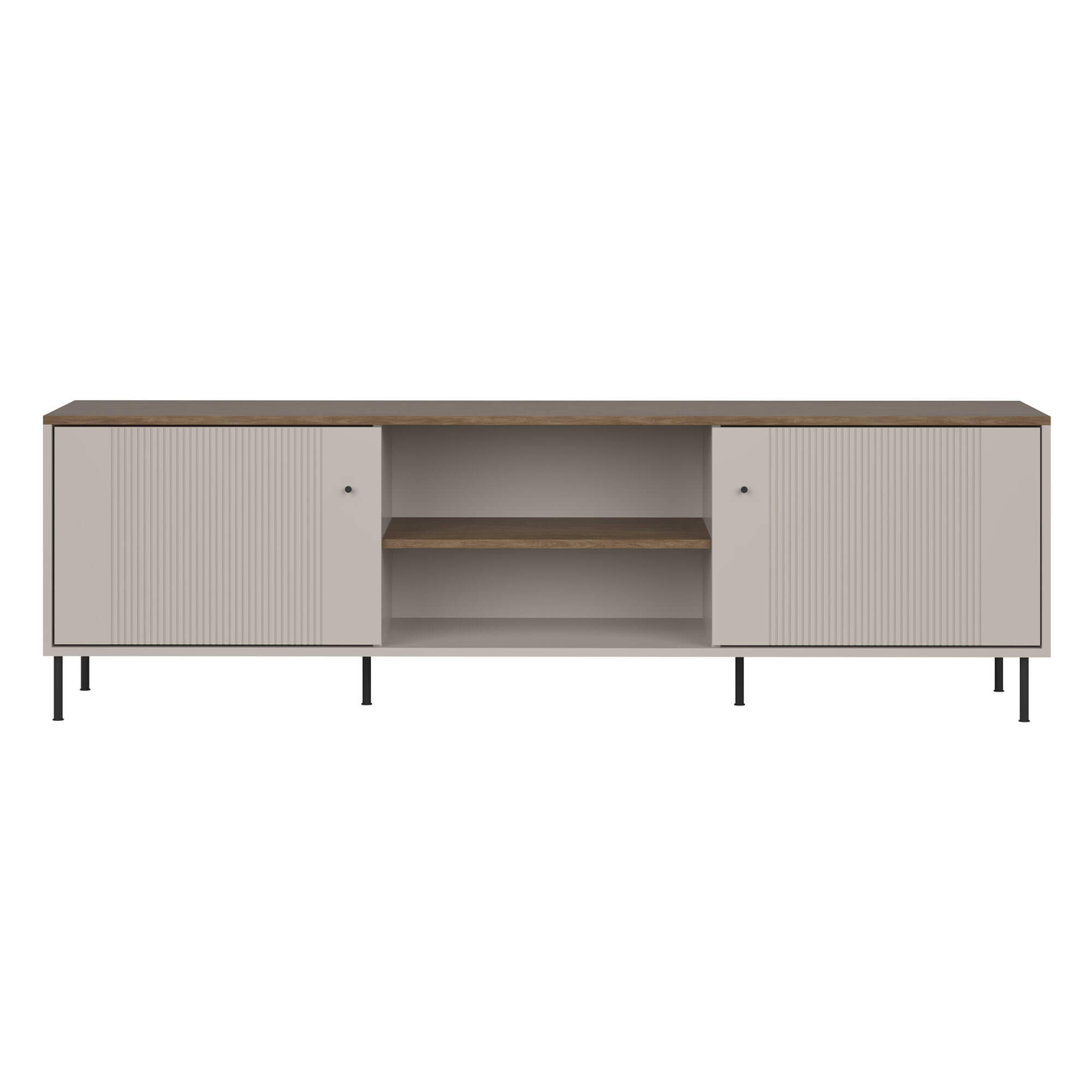 Szafka RTV TIRAMISU 2D | Cashmere/Oak Antico