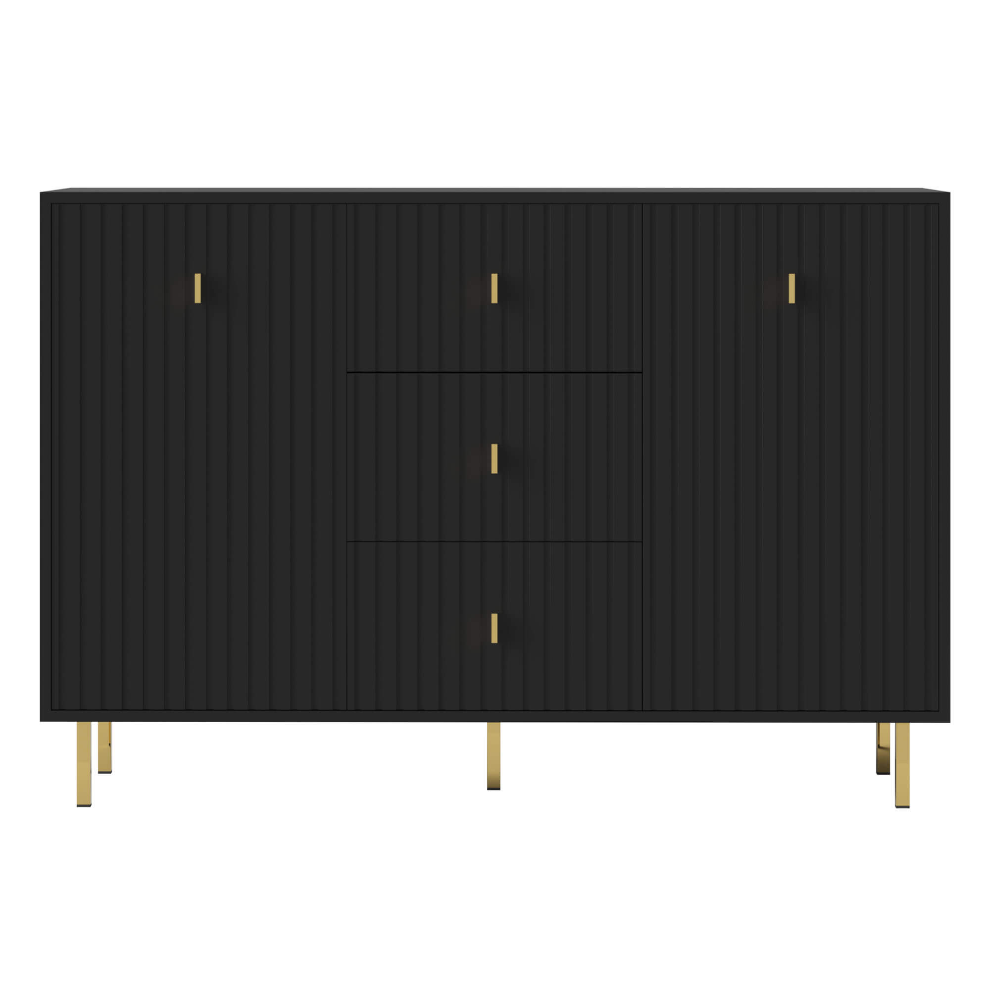 Komoda PIANO 2D3S | Czarna