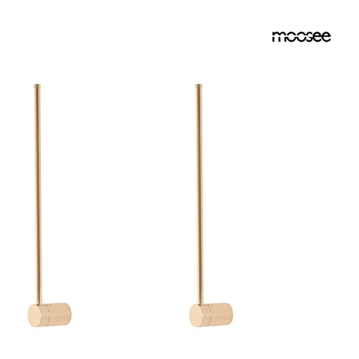 MOOSEE zestaw 2 lamp ściennych OMBRE 60 złoty