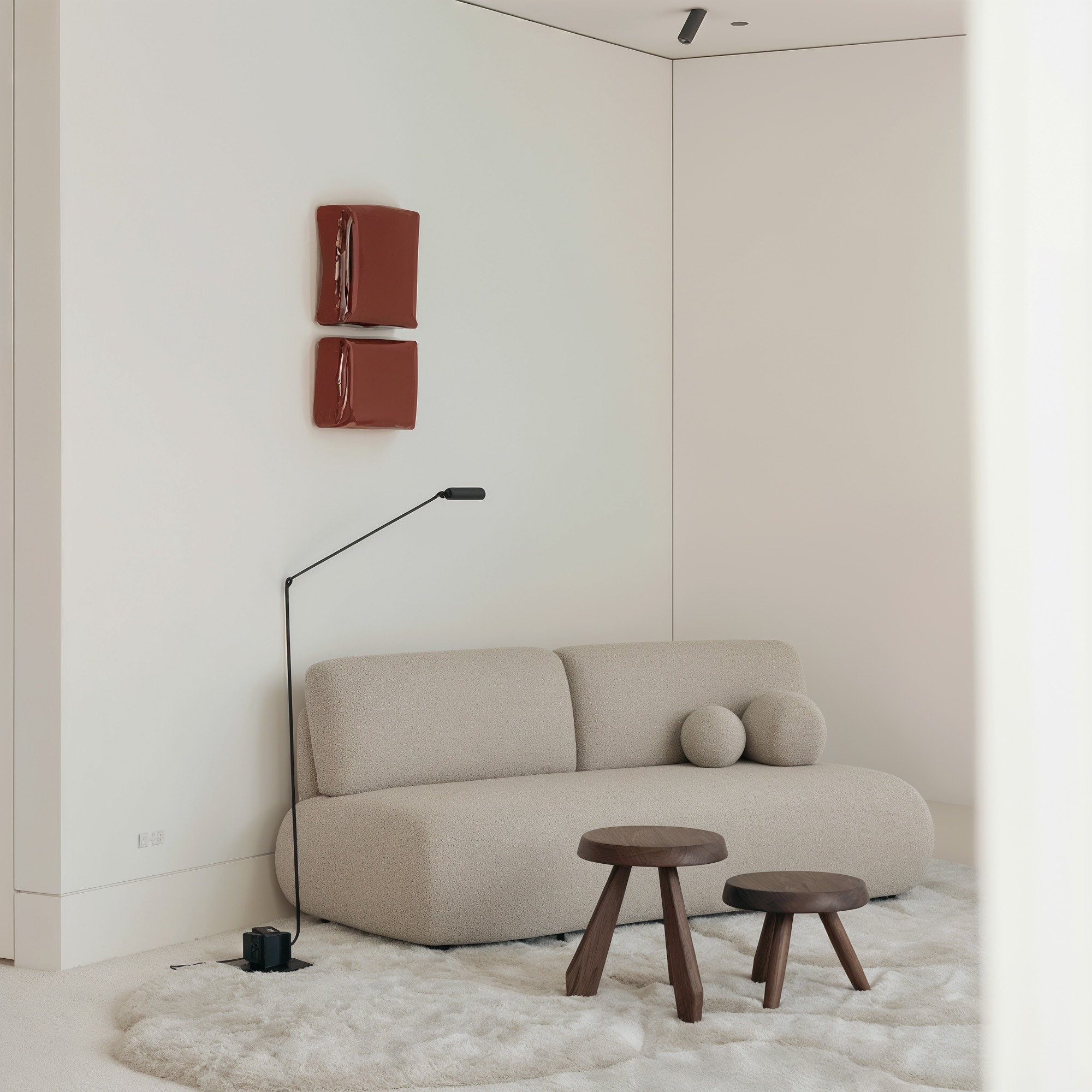 Sofa z funkcją spania ELEN obłe kształty kolor do wyboru