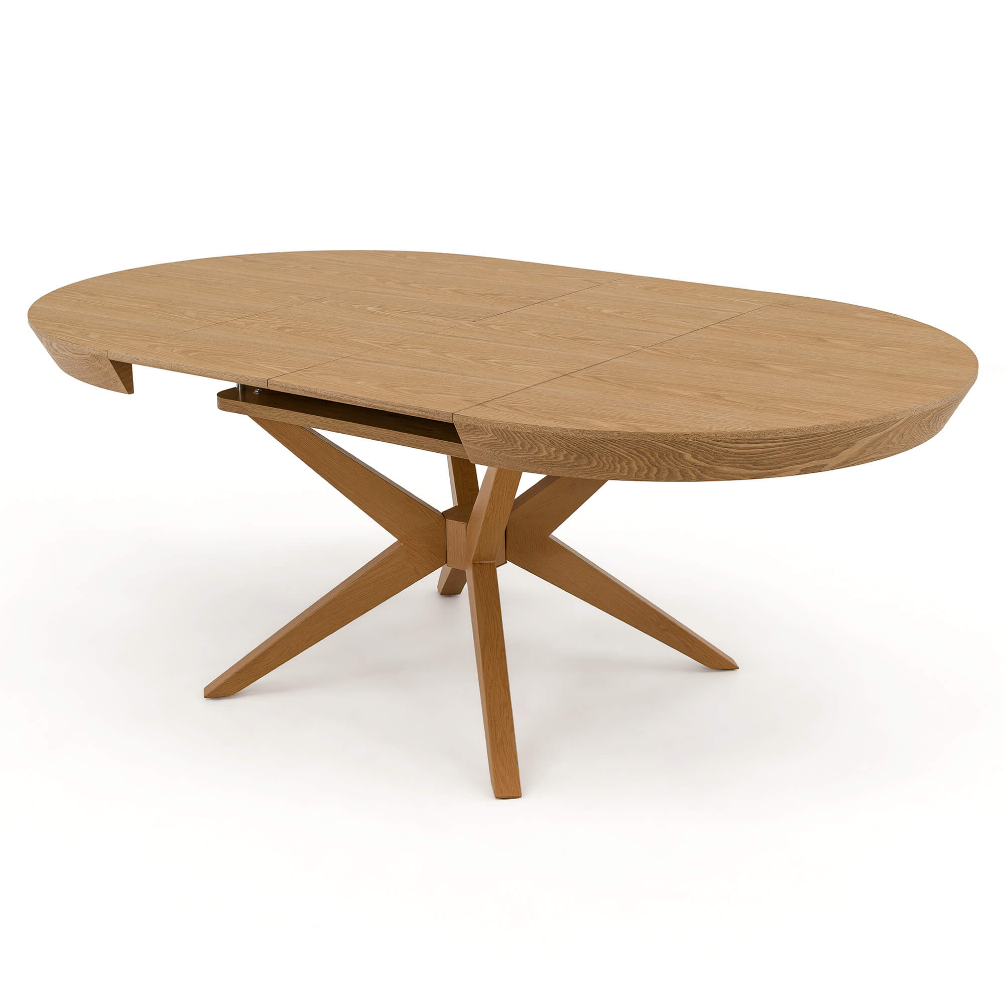 Stół okrągły rozkładany WY-DT135 120/200 Dąb natural | OUTLET