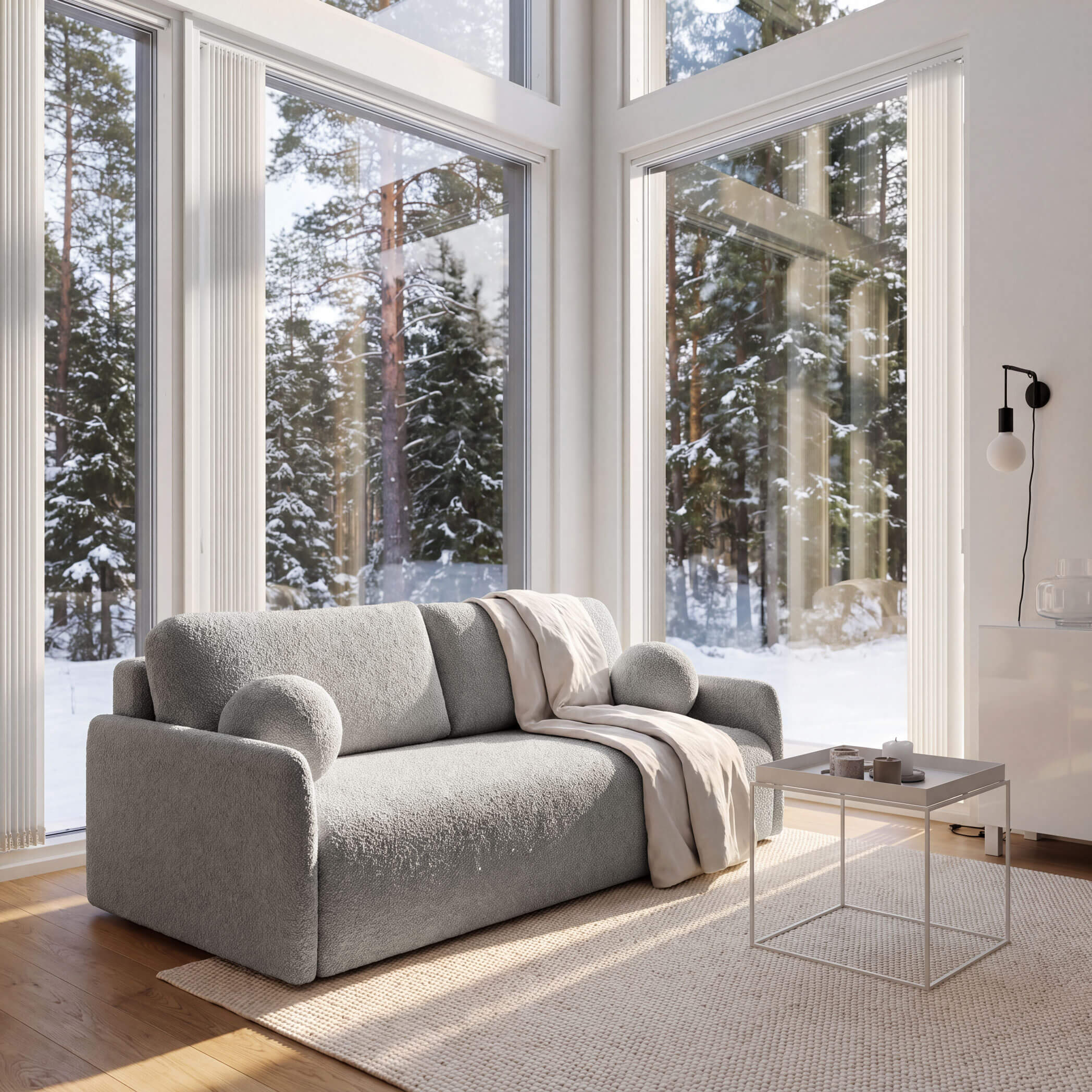 Designerska sofa z funkcją spania GLOVE