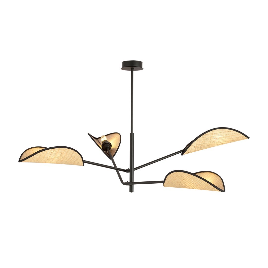 VENE 4 BLACK/RATTAN