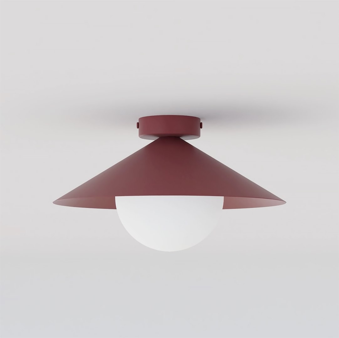 MONO 1S PLAFON BURGUNDY OPAL
