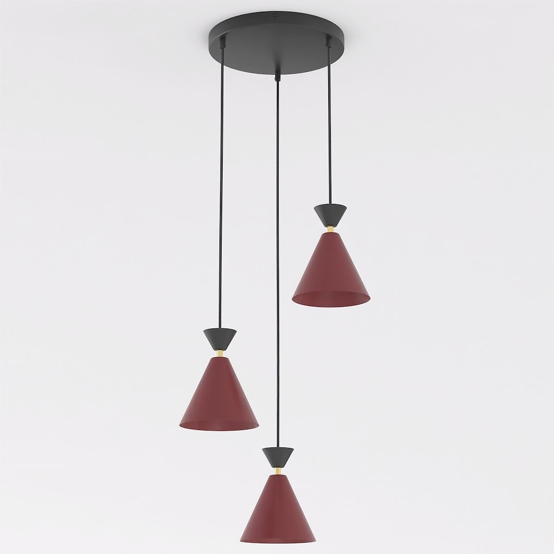 KLEVER 3PREM BURGUNDY BLACK