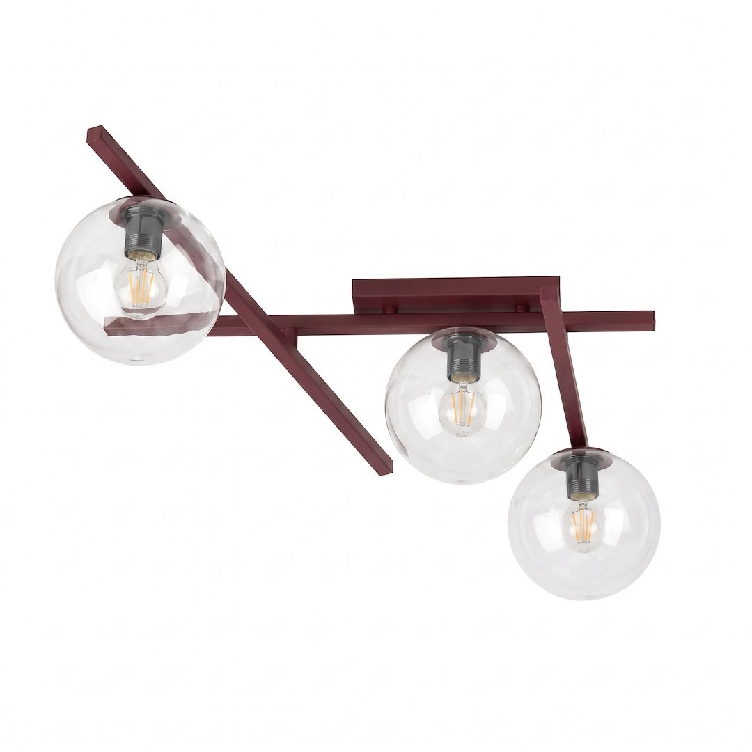 SMART 3 BURGUNDY TRANSPARENT
