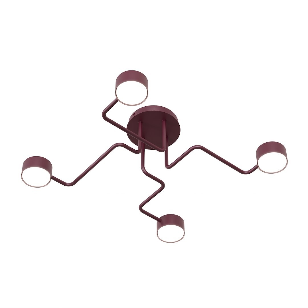 KURAGE 4 BURGUNDY