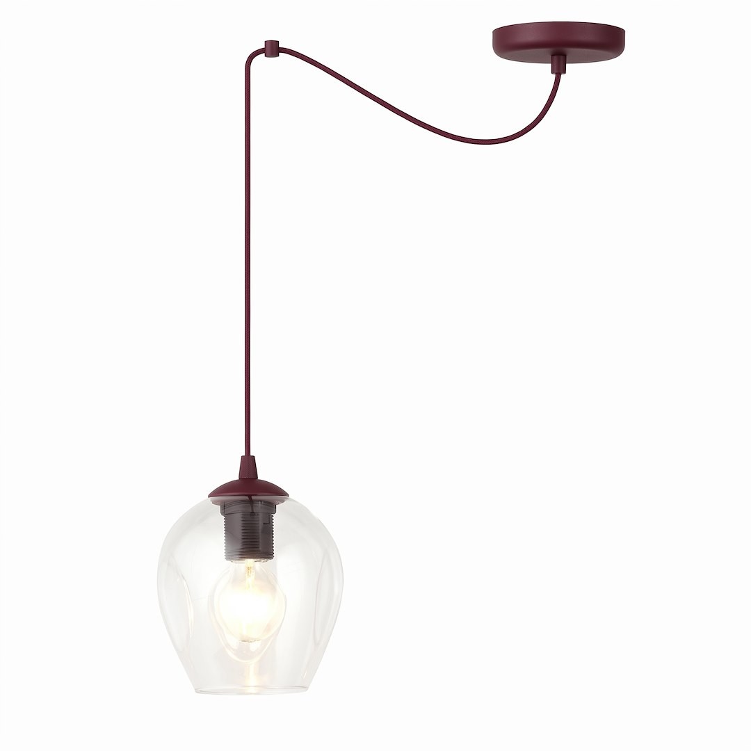 LEVEL 1 BURGUNDY TRANSPARENT