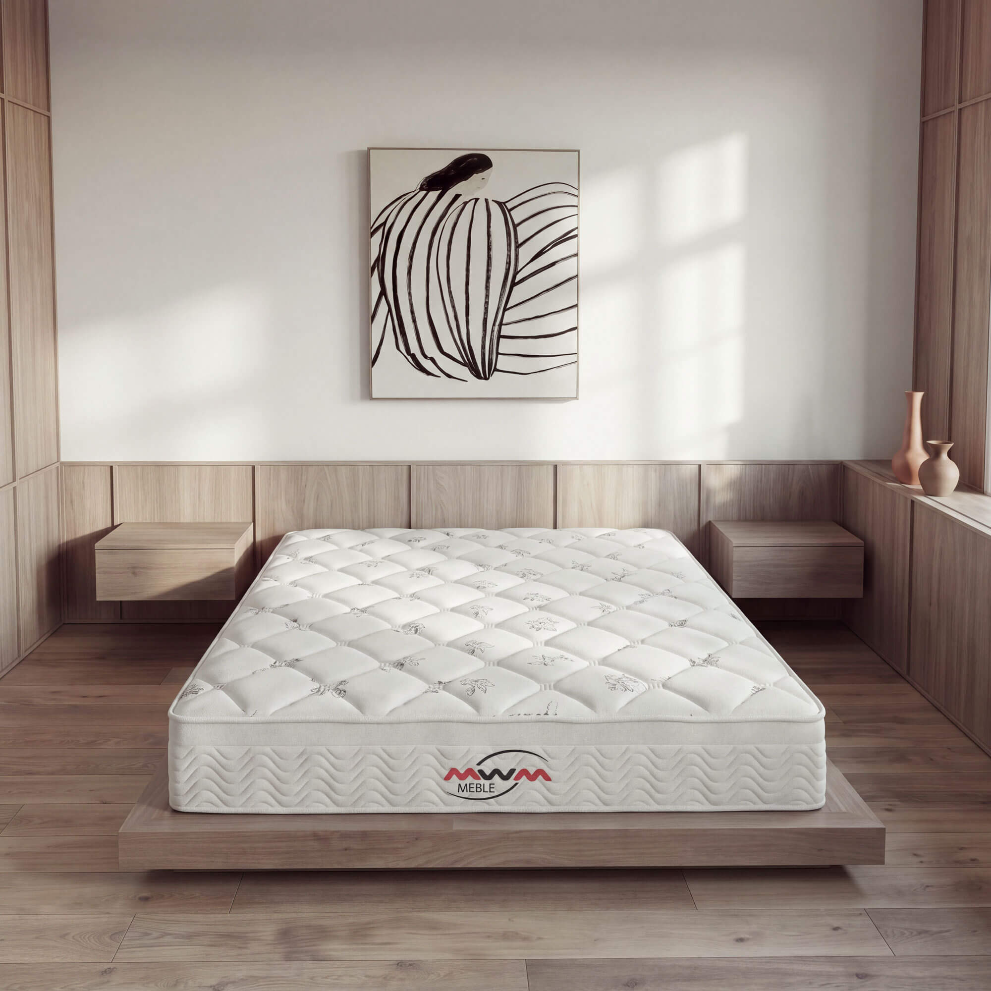 Materac kieszeniowy LEO 160 × 200 cm