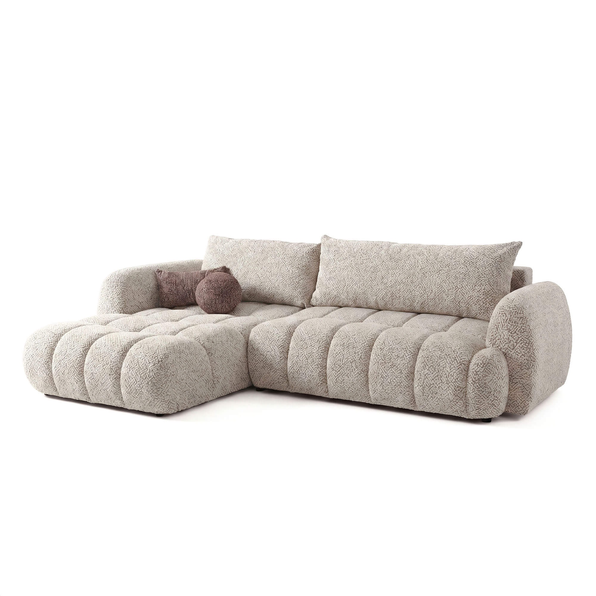 Narożnik rozkładany COCO 2 | Raven 24 | Lewostronny | OUTLET