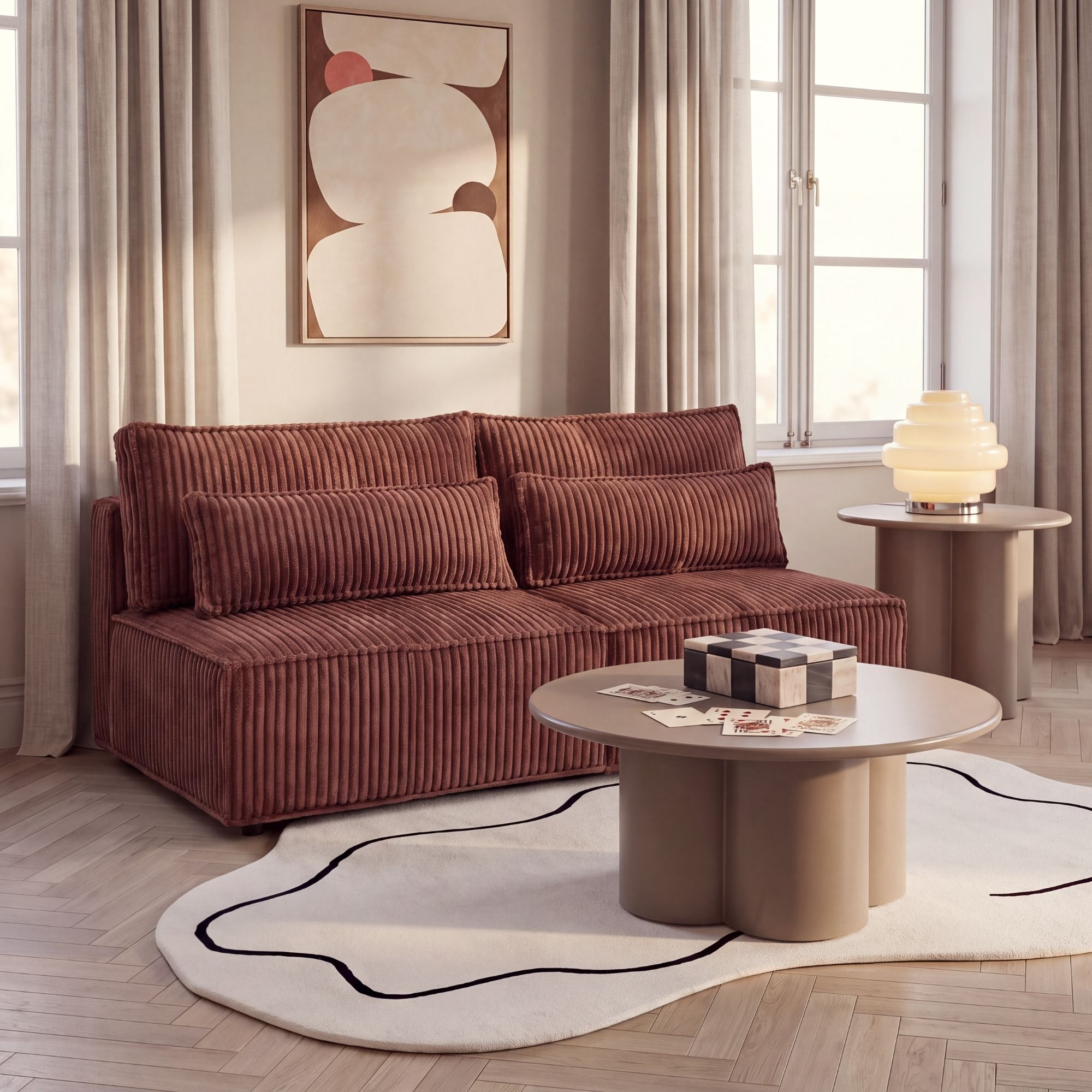 Stylowa sofa z funkcją spania BAMBI
