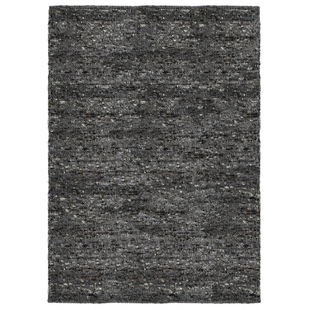Dywan wełniany MELLOW Onyx | Czarny | Ręcznie tkany