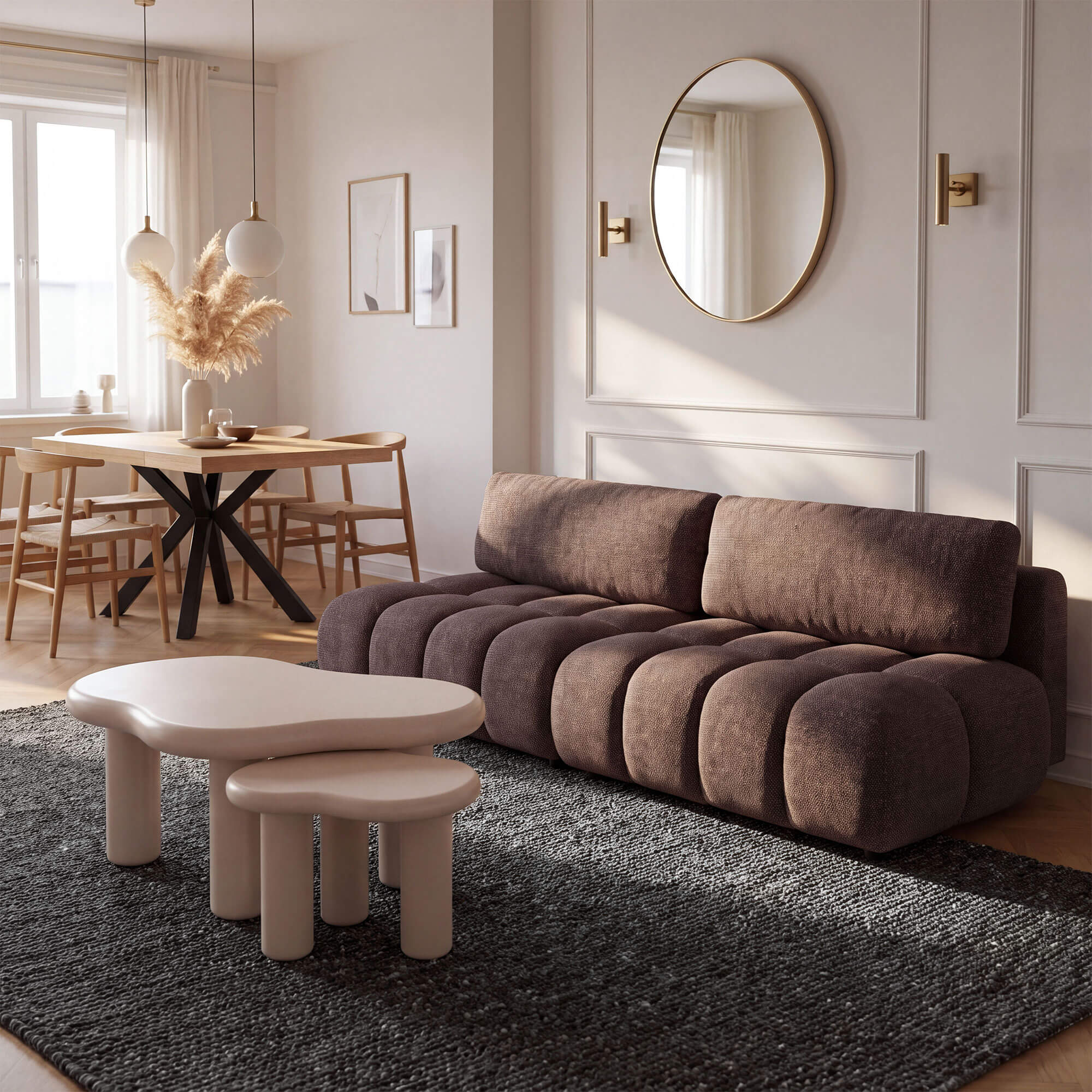 Zdjęcie produktu Dywan wełniany MELLOW Onyx | Czarny | Ręcznie tkany