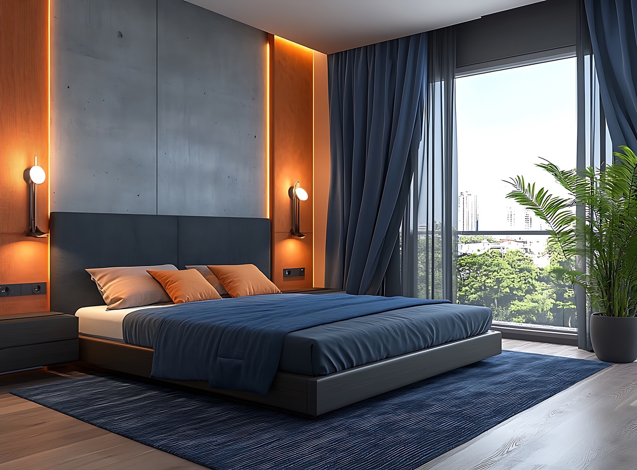 Ciemne meble w sypialni – jak je dopasować do aranżacji wnętrza?