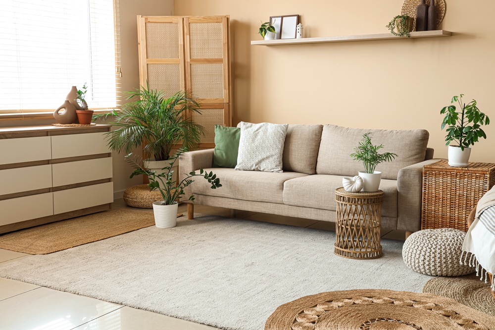 Styl modern rustic: jak łączyć surowe drewno, len i kolory natury bez efektu stodoły